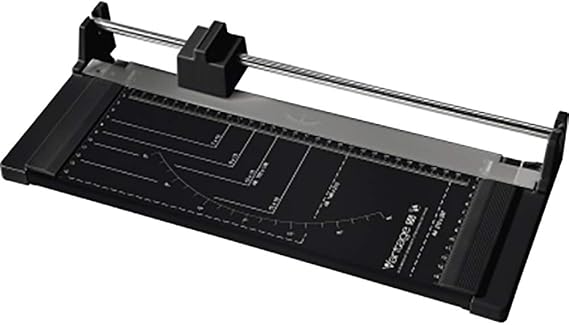 Dahle Vantage 50 Rotary Trimmer, 12" Cut Length, 5 Sheet Capacity, Self-Sharpening, Automatic Clamp, German Engineered Paper Cutter
