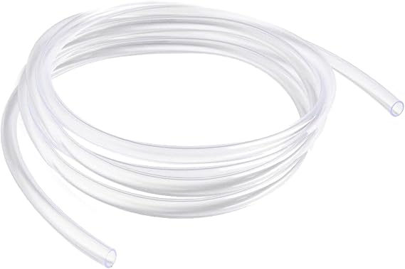 3 Meters Silicone Hose Tube, 6mm(0.23") x 8mm(0.31") Flexible Water Pipe
