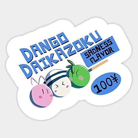 Dango Daikazoku - Sticker Graphic - Decal Sticker Sticker