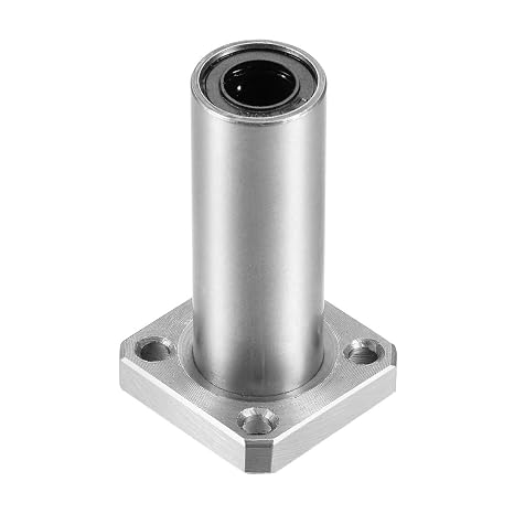 uxcell LMK8UU Extra Long Square Flange Linear Ball Bearings, 8mm Bore Dia, 15mm OD, 45mm Length