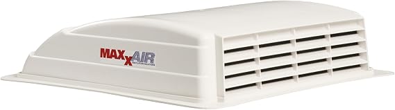 MAXXAIR 00-03700 Mini Vent RV Ventilation System 14 in, White