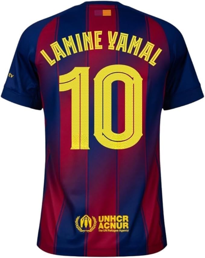 Lamine Yamal Jersey #10 Pride Barcelona Soccer Jersey Lightweight Fan Version 20252026 Lamine Yamal Soccer Jersey