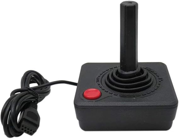 GRABOTE Black Joystick Controller Replacement Fit for Atari 2600 Console System