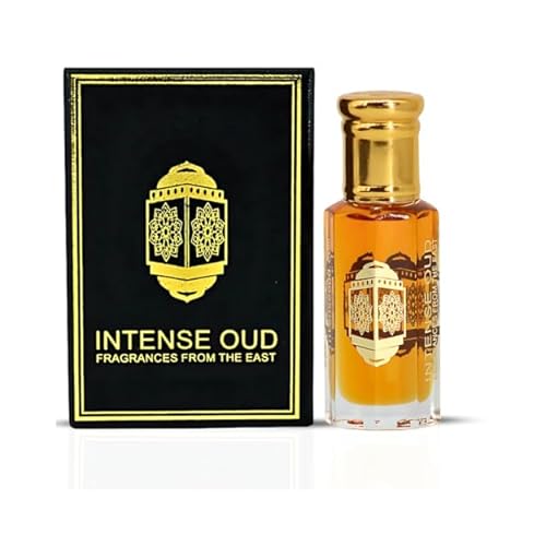 Jasmin Arabian Perfume Oil for Men & Women, Long Lasting Alcohol-Free Concentrated Fragrance, 12ml 0.40 oz in Black Gift Box, White Jasmine & Vanilla Notes