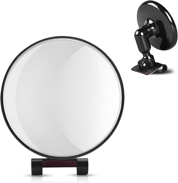 Blind Spot Mirror For Car,3.2" Round Hd Glass Convex Rear View Mirror Adjustableside Mirror Blindspot - Universal Fit For Cars, Trucks, Suvs Wider Coverage, Waterproof & Rustproof (S(8.1cm))