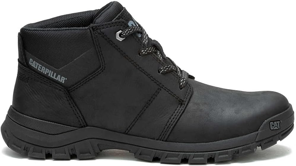 CAT Caterpiller Mens Threshold Chukka Leather Ankle Boots - Black - 10 UK