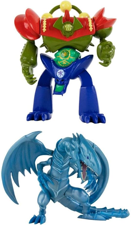 Super Impulse 5502B Yu Gi Oh Highly Detailed Articulated Figures. Set Includes 3.75 Inch Blue-Eyes White Dragon and Gate Guardian
