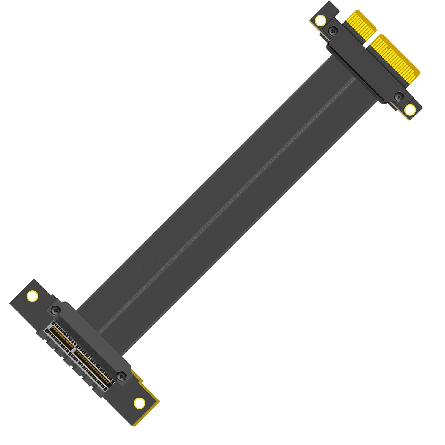 GLOTRENDS 200mm PCIe 3.0 X4 Riser Cable for M.2, WiFi, Firewire, USB, Sound Cards, etc