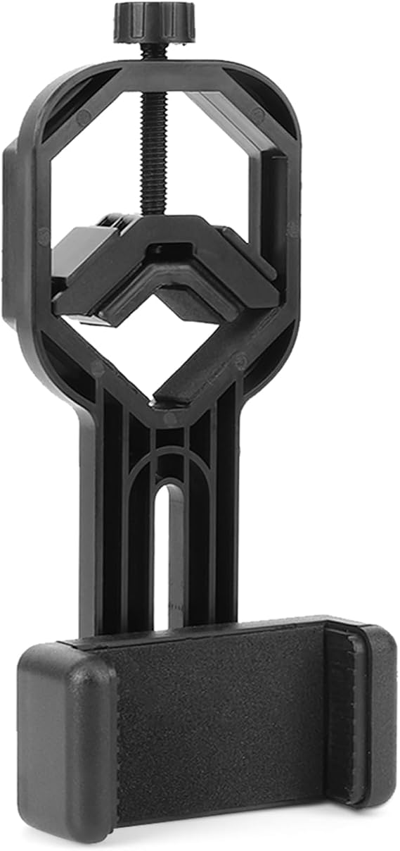 Lightweight Plastic Mobile Phone Bracket, Compatible with Binoculars, Monoculars, Astronomical Telescopes, with Night Support