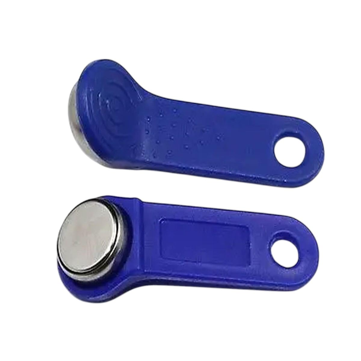 5PCS DS1990A-F5 TM Card IButton Tag with Wall-Mounted Holder Blue New 2025 for Arrival High for Quality