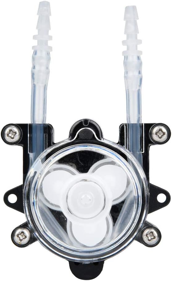 Peristaltic Pump, DC12V Mini Peristaltic Liquid Pump 32x23mm Motor for Experiments, Biochemical Analysis(Type C)