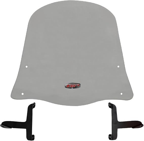 GP Kompozit Windshield Windscreen Smoked Compatible for Scooter Universal 2020 42 cm