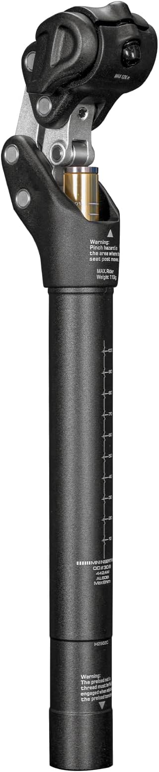 SP442 Suspension Seatpost 27.2/30.9/31.6mm, 45mm Travel Suspension | Absorbing Bike Seat Post,Four-Bar Linkage for MTB, Gravel, Road & E-Bikes Supports Riders up to 242 lbs