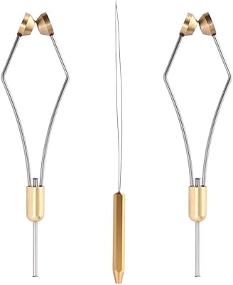 HERCULES Fly Tying Tools, Fly Tying Kit with Bobbin Thread Holder, Wire Threader, Knot Whip Finisher, Hackle Plier, Bodkin, Fly Fishing Lure Making Accessories