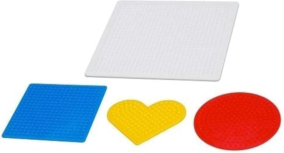 IKEA 701.285.71 PYSSLA Bulk Pearl Plate Set of 4, Different Colors not specified.