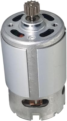 RS550 21V 12 Teeth 8.6mm Electric Screwdriver Motor, 9.6-25V 9-15 Teeth 25000 RPM Replacement for Drill and Power Tool