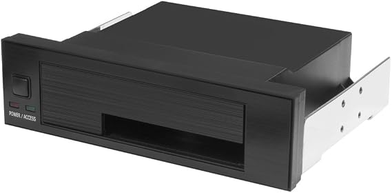 Kingwin Universal Hot Swap Mobile Rack for 2.5 or 3.5 SSD/HDD, Internal Tray-Less SATA Hard Drive Backplane Enclosure, Support SATA I/II/III