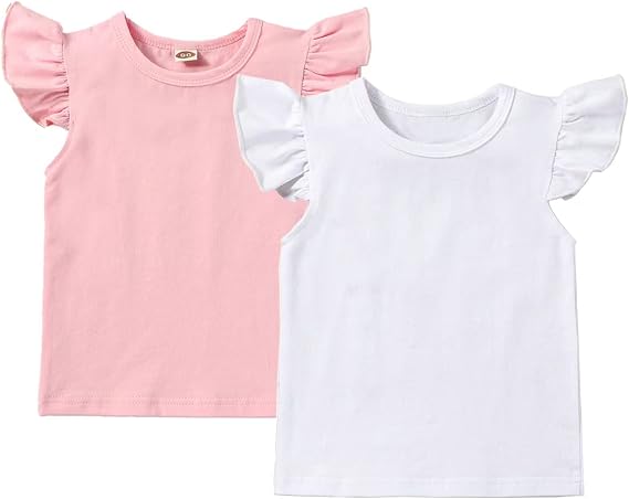 Toddler Kids Baby Girl Outfits Princess Vest Long Sleeve Shirt Top