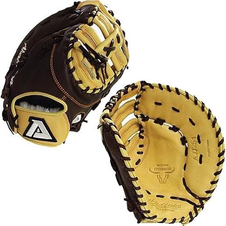 Akadema Professional 12.5" ProSoft Design Series First Base Baseball Glove (Single Post Double Bar Web)