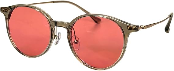FL‑41 Migraine Relief Glasses Rose Tint Filter Fluorescent LED Photophobia