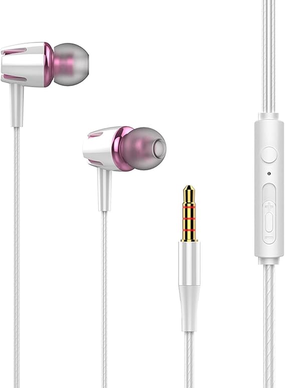 Wire Ear Buds Skin-Friendly Silicone Hat Glow Dark | No Noise for Sports Computer Tablet 3.5mm Jack Devices