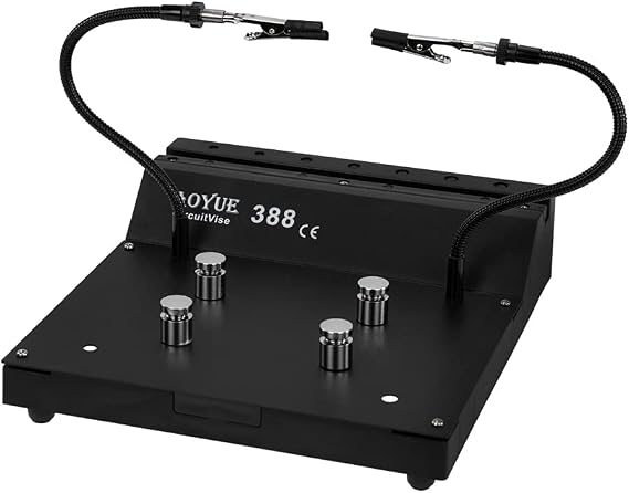 Aoyue 388 CircuitVise - PCB Holder & Helping Hands with Fume Extractor Mount