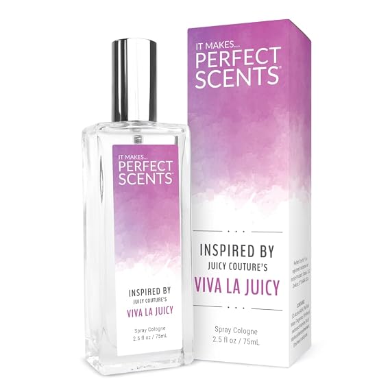 Perfect Scents Fragrances, Inspired By Ju.icy Cou.tures Viva La Ju.icy | Womens Eau de Toilette, CLEAN, Vegan, Paraben-Free, Phthalate-Free, Never Tested on Animals, 2.5 fl.oz.