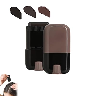 Hair Dye Comb,Hair Dye Comb for Gray Hair,Waterproof and Sweat Proof HairDye Comb Stick,Lapiz Magico Cubrir Canas,Portable Hair Color Stick,Quick and Easy Coverage #02
