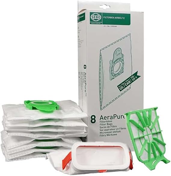 Sebo Vacuum Service Box E with (8 bags, 1 microfilter, 1 exhaust filter)