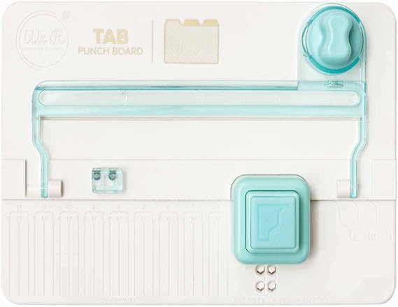 We R Memory Keepers, Tab Punch Board, Arts and Crafts and Scrapbooking Tool, Create Custom Tabs, Labels, Folders, Planner Dividers and More