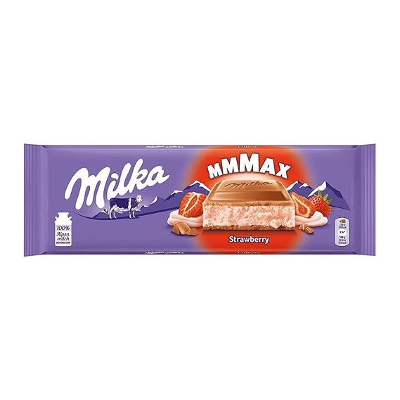 Milka Chocolate Erdbeer (Chocolate Strawberry) 300 g