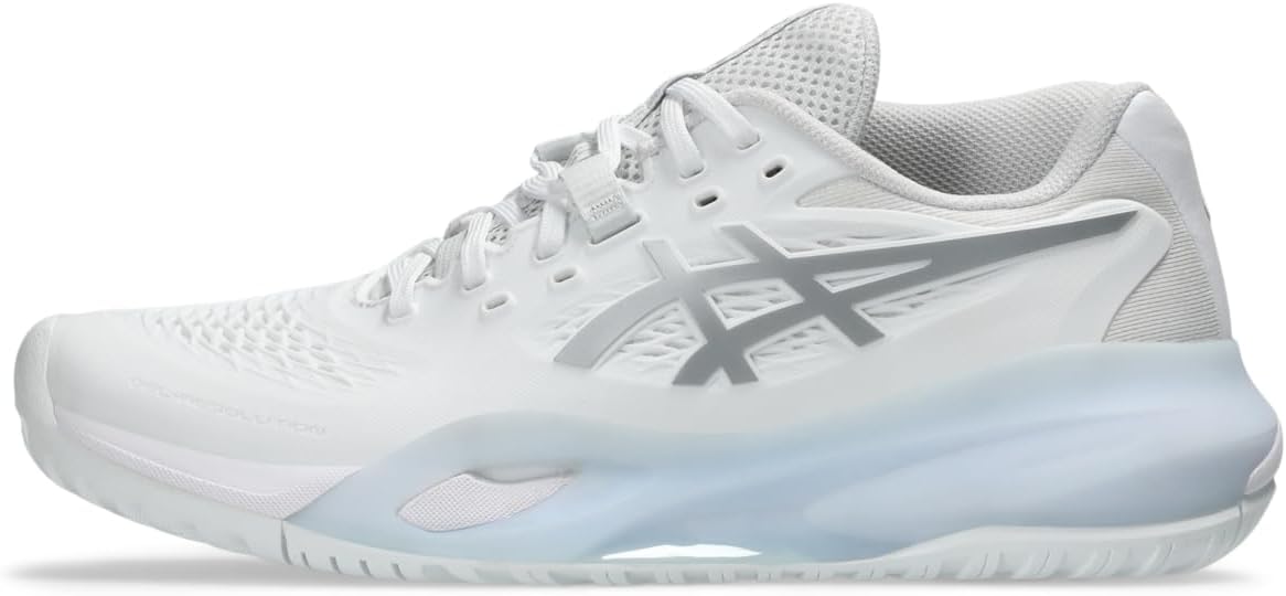 ASICS Women's Gel-Resolution X Tennis Shoe, White/Pure Silver, 9