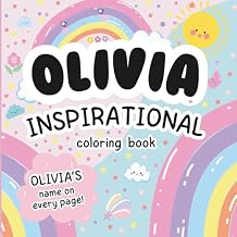 Olivia Inspirational Coloring Book: Personalized Just for Olivia Olivia's Name Appears on Every Coloring Page Paperback November 2, 2025