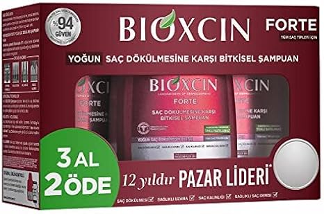 Bioxcin Forte Tüm Saç Tipleri Şampuan 5'li Avantaj Set