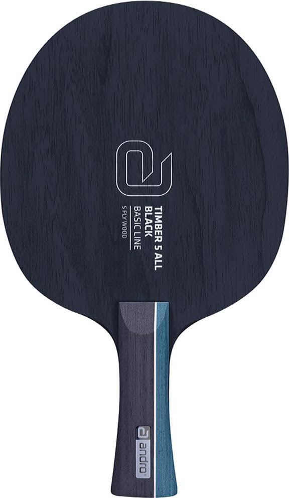andro 100022027 Timber 5 All Black Shake Racquet Flare FL