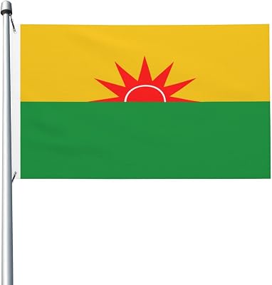 Flag of United Liberation Front of Asom Flags 3x5 Ft Double Sided Flag Durable Outdoor Flags Patio Banners Indoor Decorative Flags Home Party Welcome Flag 3by5 Flags