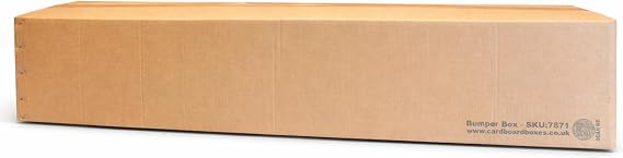 Long Double Wall Bumper Shipping Box 1325 x 225 x 235mm (52" x 9" x 9") | Cardboard Packaging for Car Bumpers, Auto Parts, Body Kits, Long Items | Made in Britain (5)