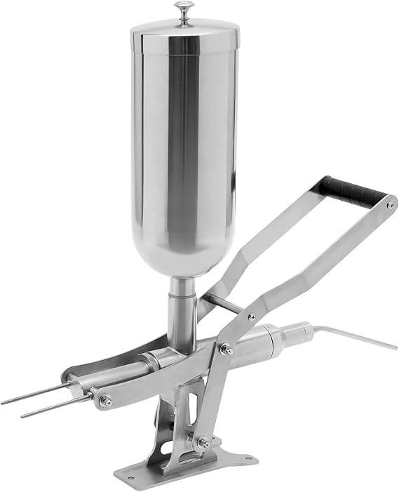 5L Commercial Hand-Operated Donut Churros Filler Jelly Cream Filling Machine Mini Donut Makers for Kitchen, Restaurant, Cafes, Dessert Shops