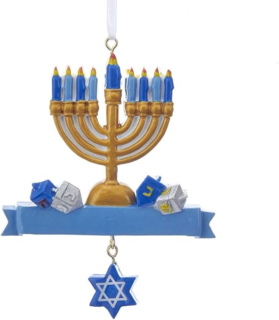 Kurt Adler 4" Resin Hanukkah Ornament