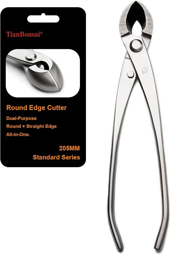 Bonsai Tools 205 Mm Round Edge Cutter Multifunctional Bonsai Cutter With Both Straight Edge And Round Edge