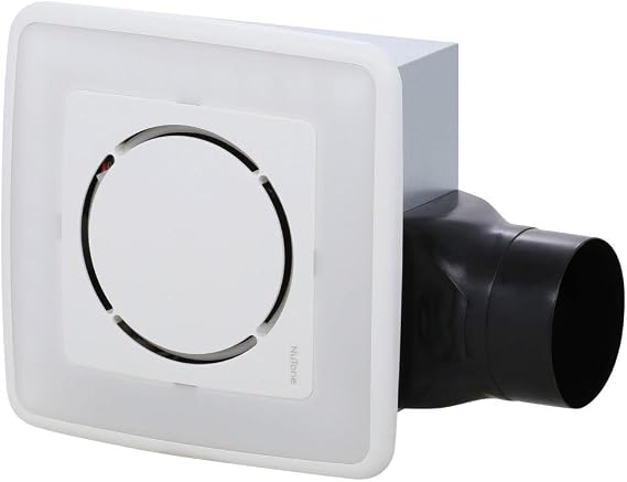 Broan 791LEDNT White 100 CFM 1.5 Sones Ceiling Mounted Energy Star Qualified Bath Fan with Soft Surround LED Lighting Technology