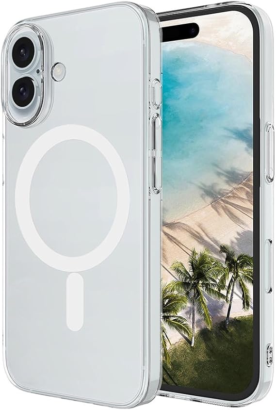 Apple iPhone 17 İçin Kamera Korumalı Manyetik Şarj Özellikli Şeffaf Demy Sert PC Kapak