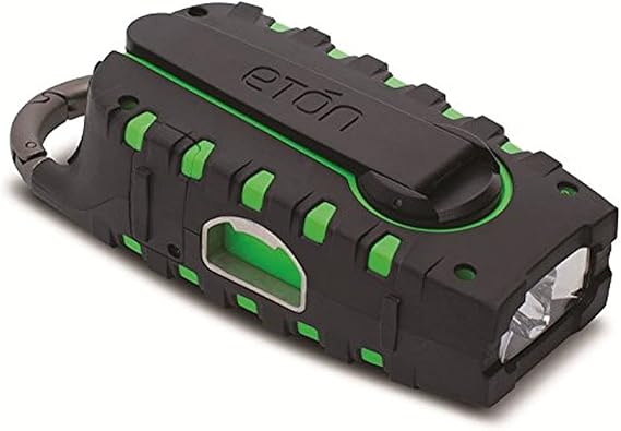 Portable Weather Radio, Green, 6-1/2" L