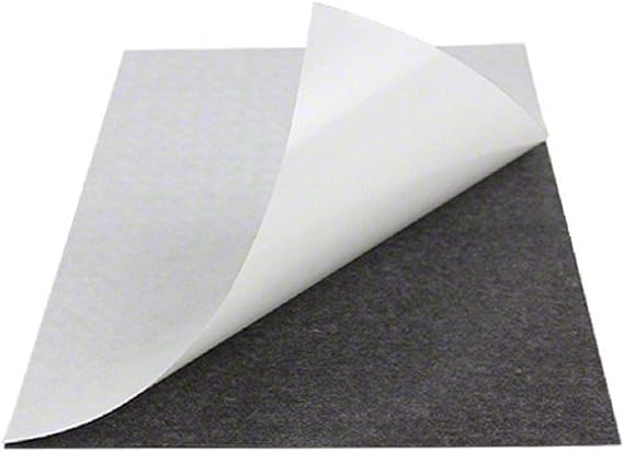 Magnet Valley 25 sheets 5" x 7" Magnetic (12 mil) Super-Thin Adhesive Magnet Peel and Stick