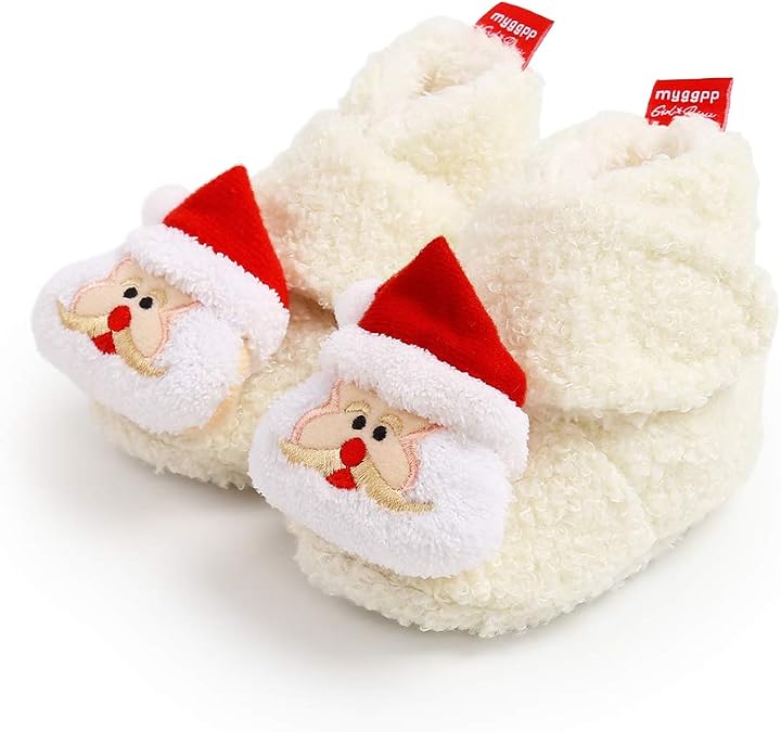 Ohwawadi Infant Baby Slippers Girls Boys Booties Warm Baby Socks Shoes Newborn Crib Footwear Prewalkers