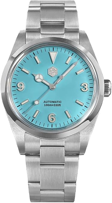 San Martin SN020G V3 39mm Automatic Mechanical Men Watch ST2130 Explore Climbing Series Luxury Fashion Dress Wristwatch