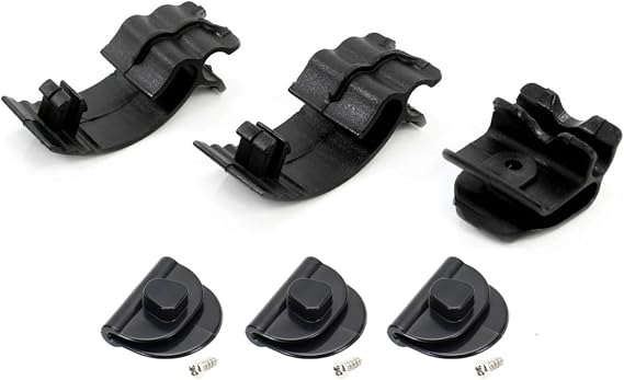 Side Cover Clips Set Left Side Battery Cover Mount Compatible with Harley Sportster XL883 XL1200 48 72 2004-2017