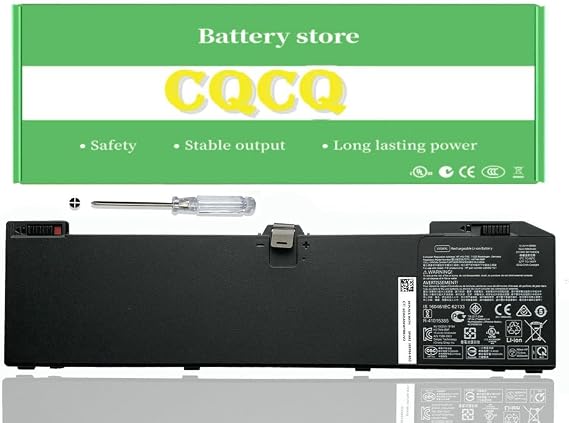 VX04XL HSTNN-IB8F Battery for HP Zbook 15 G5 G6 2YW99AV 2YX00AV 2ZC40EA 2ZC41EA 3AX02AV 3AX04AV 4QH14EA 5KY99AV Serie HSTNN-IB8F 4ME79AA HSN-Q13C L05766-855 L06302-1C1 (15.4V 90Wh/5844mAh)