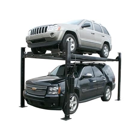 Atlas Garage Pro 8000 EXT Portable Hobbyist 8,000 Lbs. Capacity 4 Post Lift (Extra Tall)