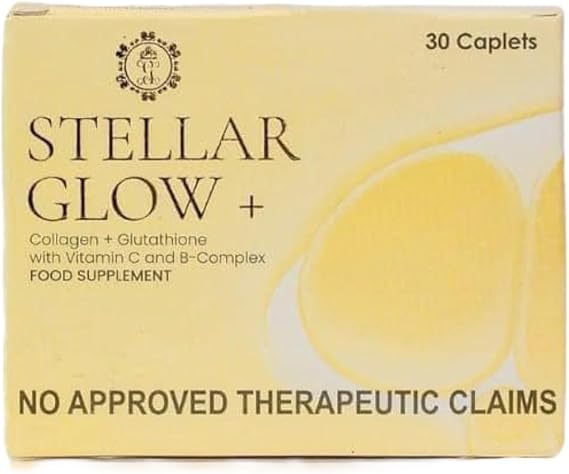 30 Caplets Gorgeous Glow Stellar Glow Plus: Collagen + Glutathione Food Supplement